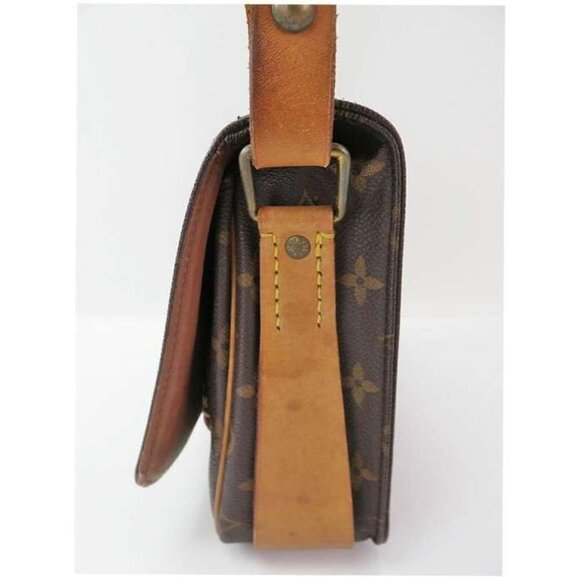 100% Authentic LOUIS VUITTON Cartouchiere MM Monogram Crossbody Bag - Picture 5 of 15